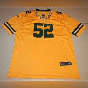 NFL Football Green Bay Packers Clay Matthews Jersey 3XL XXXL Nike Yellow